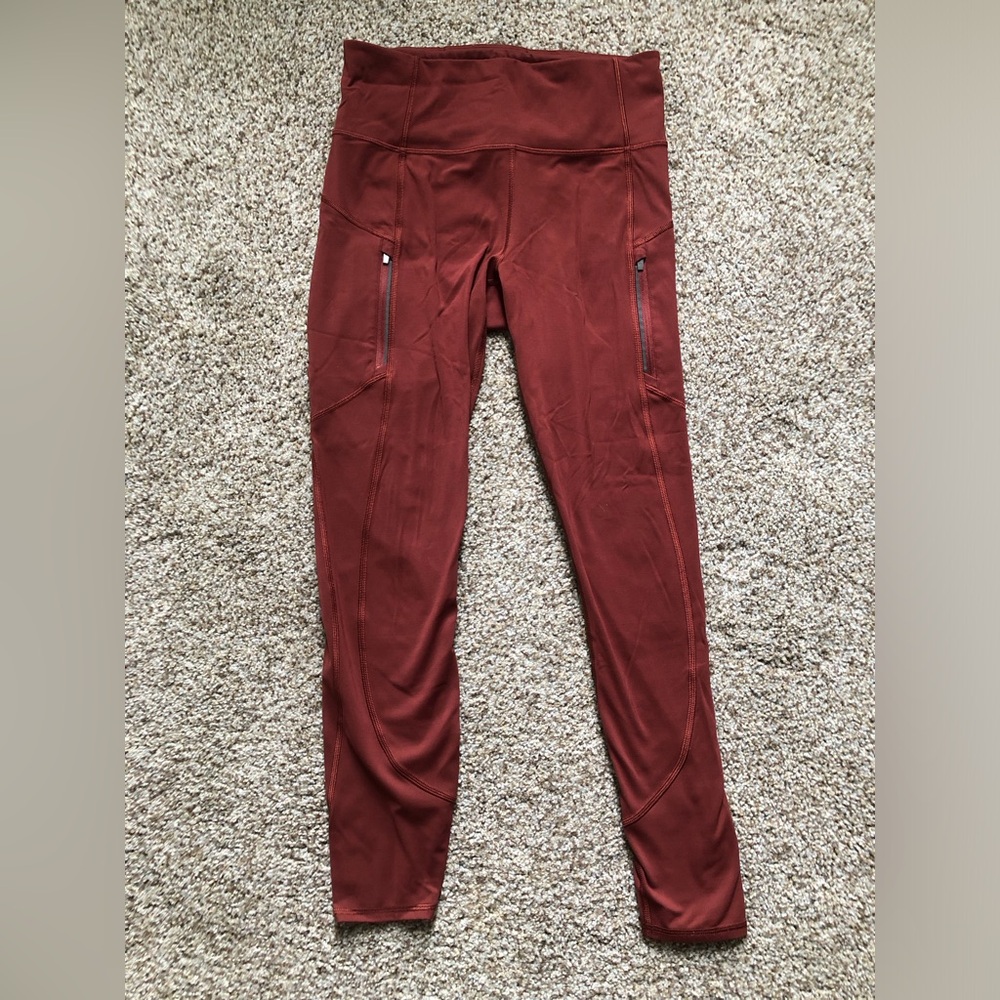 Athleta Rainer Tight in Rust - Picture 6 of 9